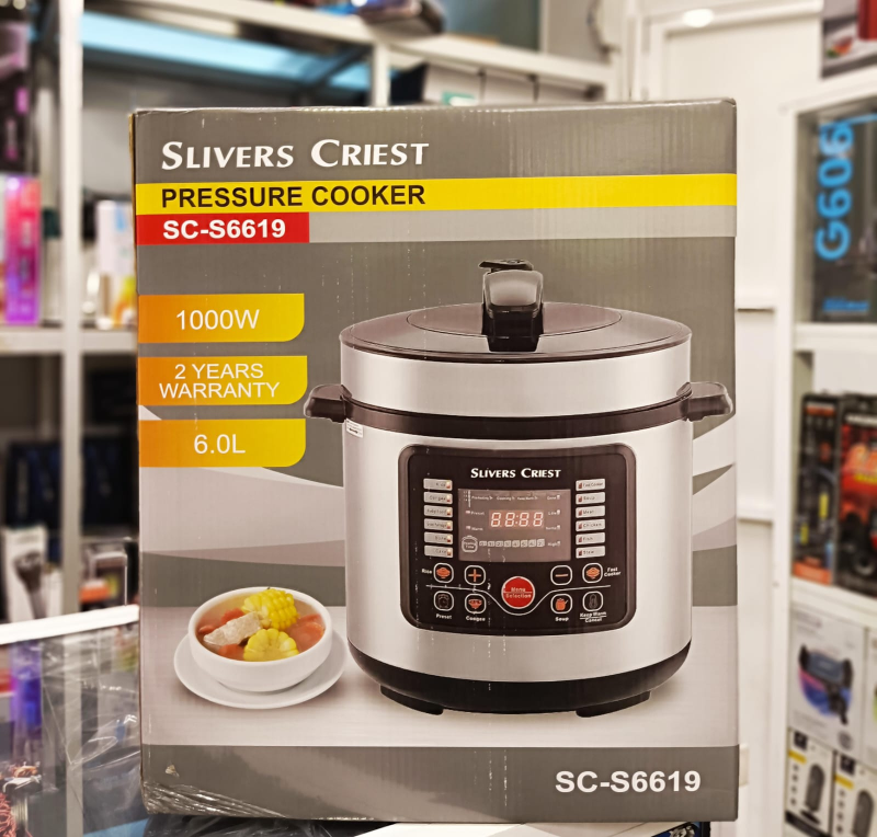 Silver Crest 6.0L Electric Pressure Cooker (Model SC-S6619)