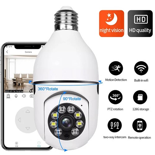 Bulb Camera V380 Single Lens