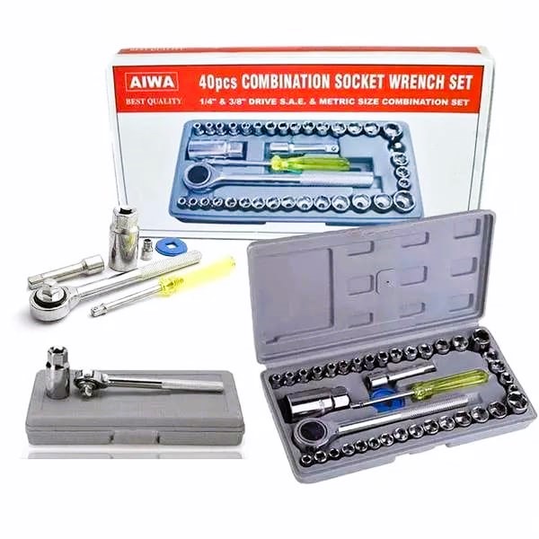 40 PCs Socket Wrench Set