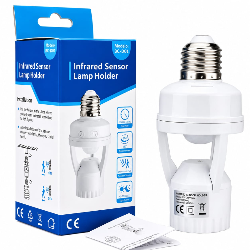 Motion Sensor Holder E27