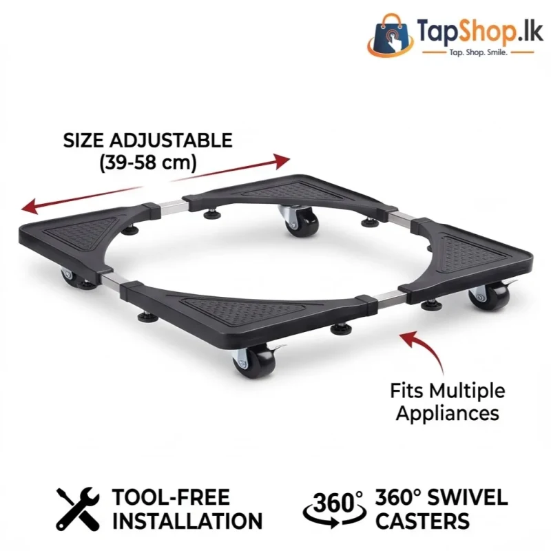 Multifunctional Movable Base For Refrigerator/Washing Machine -