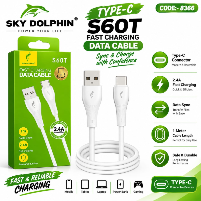S6OT Fast Charging Data Cabel